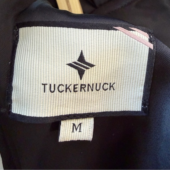 Tuckernuck Blackwatch Plaid Daphne Dress Wool Blend Bow Ruffle Neck Size M - Picture 5 of 7